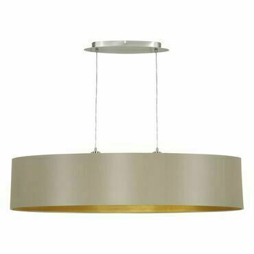 Závěsné svítidlo MASERLO matný nikl 1000×250 mm 2X60W EGLO