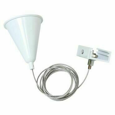 Závěs lankový GREENLUX TRACK ROPE 4W WHITE, bílá