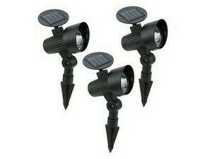 Set 3ks solární svítidlo GIONATA 1 černá 165×95 mm 06W EGLO