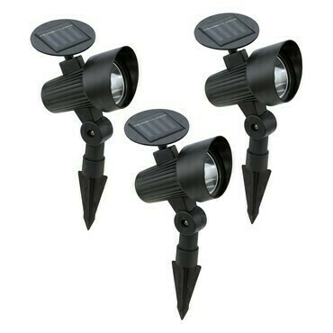 Set 3ks solární svítidlo GIONATA 1 černá 165×95 mm 06W EGLO