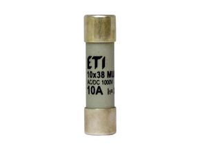 ETI 002625400 pojistka, CH10x38 MM 2A/1000V AC/DC