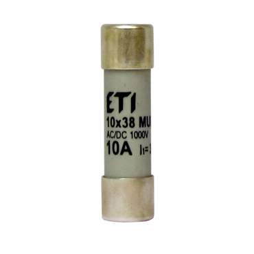 ETI 002625400 pojistka, CH10x38 MM 2A/1000V AC/DC