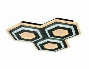 LED svítidlo stropní RABALUX 71115 BITSI černá LED 74W