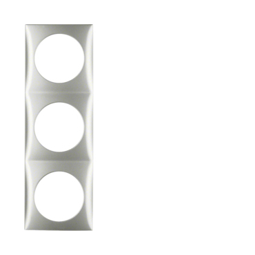 HAG 918192568 Rámeček 3-násobný, Integro Flow, chrom, mat lak.