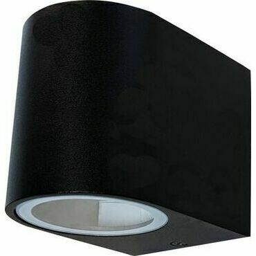 Svítidlo nástěnné GREENLUX GUBE-R Black GU10, černá