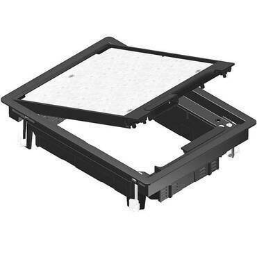 HLS HL KDVKK2.5-7011 Víko podlahové krabice, přístrojové max.8m, pro NEO box, IP 30, obdélníkové 192