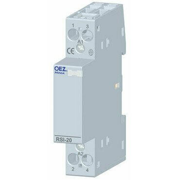 OEZ:43105 RSI-20-20-X230 Instalační stykač Ith 20 A, Uc AC/DC 230 V, 2x zapínací kontakt