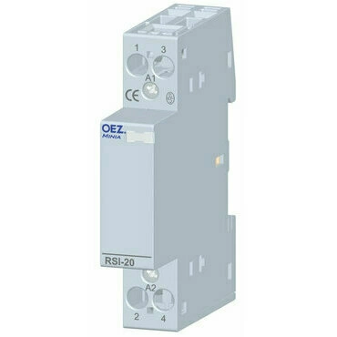 OEZ:36612 RSI-20-02-A230 Instalační stykač Ith 20 A, Uc AC 230 V, 2x rozpínací kontakt