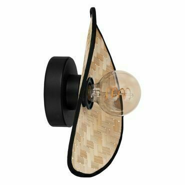 EGLO WL/1 E27 SCHWARZ/BAMBUS 'MARYWELL'