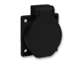 SCHN PKN51N Zásuvka 50 x 50 16A 2P+PE 250V IP54 černá