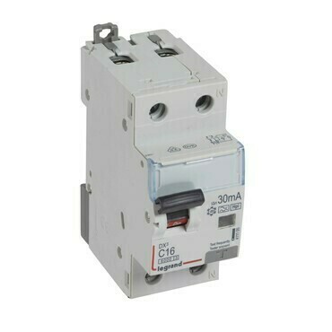 Chránič kombinovaný LEGRAND 411105 DX3 KOMB. 1+N C16 30MA F 6KA
