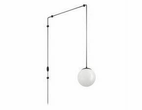 Svítidlo závěsné EGLO HL 1 E27 SCHWARZ OPAL-MATT RONDO 3