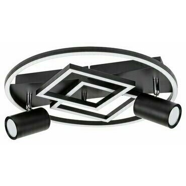 LED svítidlo stropní RABALUX 6905 AZTEC černá LED 40W