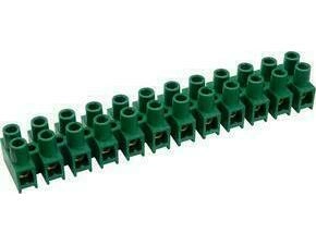 SEZ 6336-14 Přístrojová svorkovnice 1,5 mm2, zelená, 12 pólů