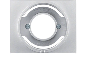 HAG 11677003 Centrální díl pro světelnou signálku E14, Berker K.5, Alu, lak.