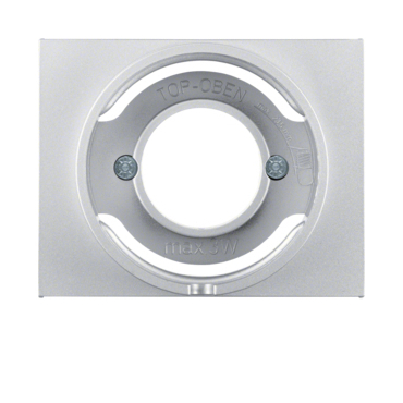 HAG 11677003 Centrální díl pro světelnou signálku E14, Berker K.5, Alu, lak.