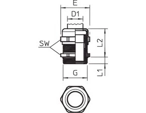 V-TEC VM16 EMV Vývodka