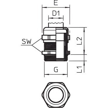 V-TEC VM16 EMV Vývodka