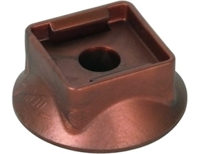 DEHN 276017  Plastová patice hnědá  H 10mm  D 37mm pro podpěry vedení a podpěry tyčí DEHN DEHN