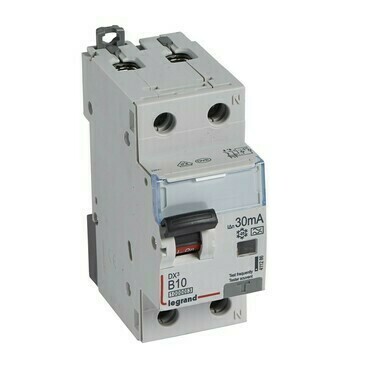 Chránič kombinovaný LEGRAND 411286 DX3 KOMB. 1+N B10 30MA A 10KA