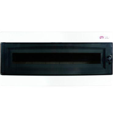 Rozvodnice nástěnná ETI 001100280 ECT 1x24PT, s průhlednými dvířky ECT 1x24PT