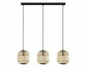 Závěsné svítidlo BORDESLEY černá 910×210 mm 3X28W EGLO
