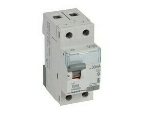 Chránič dvoupolový LEGRAND 411513 TX3 CHRÁN. 2P 100A 30MA AC