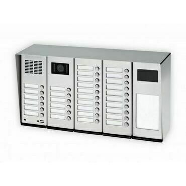 Tablo zvonkové CZECHPHONE 4004003554, MELODY, 32 jmenovek, na omítku, 5 modulů
