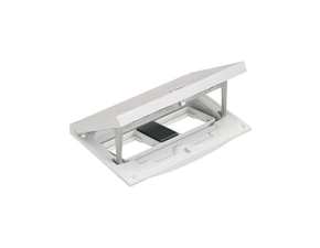 SIMON KFH200SEC/72 Vklad krabice podlahové ocelové KGT, s inbusovým zámkem, prázdný prostor na 2 pří