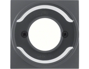 HAG 11981606 Centrální díl pro světelnou signálku E14, Berker S.1/B.x, antracit, mat