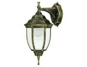 Venkovní nástěnné svítidlo Nizza antická zlatá E27 1×60W RABALUX 8451