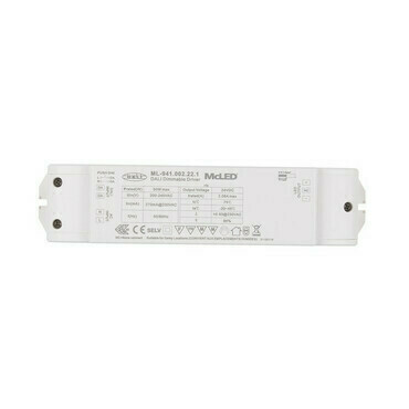 LED driver napěťový MC LED 50W, DC 24V/2,08A, IP20, řízení DALI a tlačítko