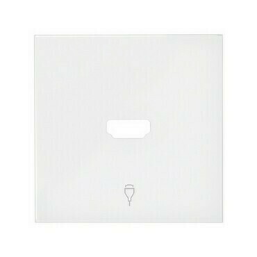 Kryt 1 násobné zásuvky HDMI SIMON 10001094-230, bílá matná