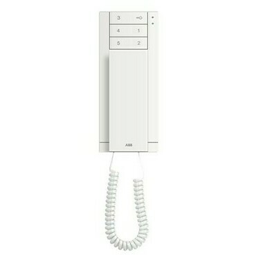 ABB 2TMA210050W0003 Telefon domovní, 6tlačítkový, se sluchátkem 23-Welcome Midi