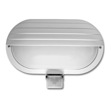 Svítidlo nástěnné ECOPLANET NEPTUN 2 60W, IP44, senzor, bílá