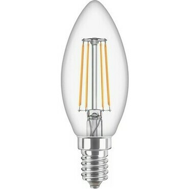 LED žárovka PILA Classic 40W B35 E14 WW CL ND, nestmívatelná, skleněná