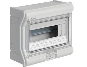 Rozvodnice nástěnná HAG VE110L, vector II, IP65, 1-řadá, 8+2