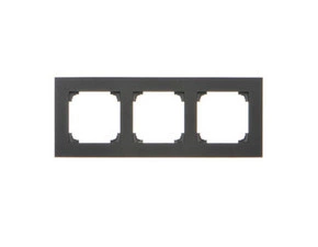 Rámeček SIMON TRD3.163/149, 3 násobný, černá matná