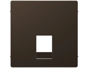 SCHN MTN4215-6052 Centrální deska, Merten D-Life, pro telefonní zásuvky RJ11/RJ12, kov, Mocca