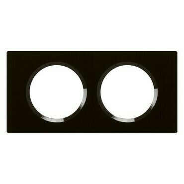 Rámeček dvojnásobnýLEG 069302 Céliane černé sklo