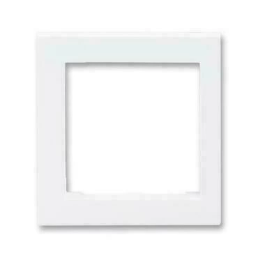 Kryt rámečku ABB Levit 3901H-A00255 03, bílá, s otvorem 55x55, krajní