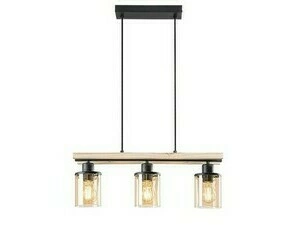 Závěsné svítidlo Niylah černá E27 3×25W RABALUX 72083