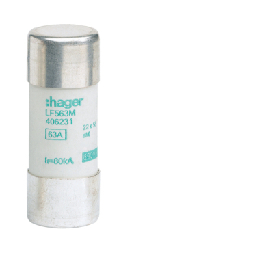 HAG LF563M Pojistka válcová, velikost 22x58, 63A aM, 690V AC