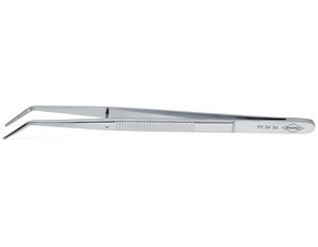 KNIPEX 92 34 36 Pinzeta přesná, zahnutá s vodícím kolíkem