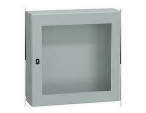 SCHN NSYS3D8825T S3D, 800x800x250, průh. dveře, RAL 7035