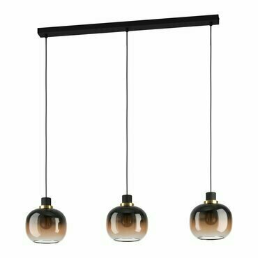 Svítidlo závěsné EGLO HL 3 E27 SW MS-GEB. SW-BRAUN-TR.OILELLA