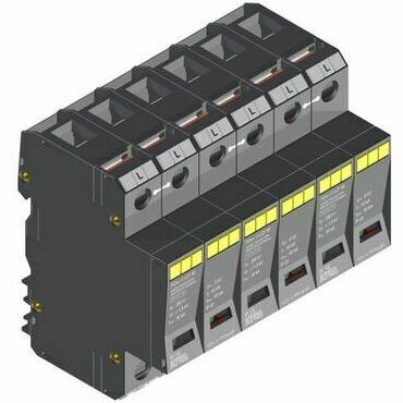 SEZ POm I 3 LCF 90 Přepěťová ochrana POm I 3 LCF 90 kA 280 V/30 kA, modulární, monoblok, B+C+D
