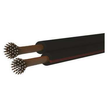 Dvojlinka nestíněná EMOS S8293, 2x 1,50 mm, ECO, černo-rudá, 100 m