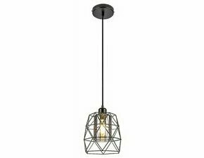 Svítidlo závěsné RABALUX 72111 EMRYS matná černá E27 1x MAX 40W