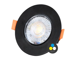 Svítidlo stropní ECOPLANET ZITA 3W, 560lm, CCT 3000/4000/6000K, IP20, černá